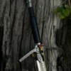 Black Witcher Sword with Scabbard - Geralt of Rivia Replica, Perfect Father's Day Gift, Groomsmen Gift, and Collectible - Image 4