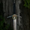 Black Witcher Sword with Scabbard - Geralt of Rivia Replica, Perfect Father's Day Gift, Groomsmen Gift, and Collectible - Image 3