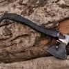 Black Raven crow axe handmade engraved ,Norse Mythology Axe Hatchet, Firewood Chopping unique Axe, Camping Axe, Handforged Axe, - Image 5