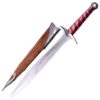 Sting Sword Steel Sword with Scabbard, LOTR Sword, Battle Ready Sting Sword, Fantasy Costume Steel Sword, - Image 4