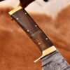Handmade Damascus Steel Hunting Skinner Survival Knife For camping & Outdoor - Image 4