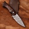 Handmade Damascus Steel Hunting Skinner Survival Knife For camping & Outdoor - Image 3