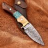 Handmade Damascus Steel Hunting Skinner Survival Knife For camping & Outdoor - Image 3