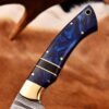 Handmade Damascus Steel Gut-Huk Skinner Survival Knife For camping & Outdoor - Image 4