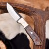 Handmade Carbon Steel Skinner Knife For camping & Outdoor With Leather Sheath - Image 4