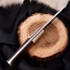 Handmade Carbon Steel Skinner Knife For camping & Outdoor With Leather Sheath - Image 5