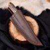 Handmade Carbon Steel Skinner Knife For camping & Outdoor With Leather Sheath - Image 6