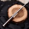 Handmade Carbon Steel Skinner Knife For camping & Outdoor With Leather Sheath - Image 4