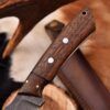 Handmade Carbon Steel Skinner Knife For camping & Outdoor With Leather Sheath - Image 4