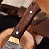 Handmade Damascus Steel Hunting Skinner Survival Knife For camping & Outdoor - Image 5